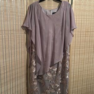 Alex Evenings Lavender Asymmetrical Dress